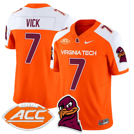 Men's Virginia Tech Hokies 2024 Vapor Limited Jersey - All Stitched