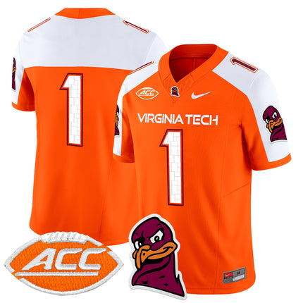 Men's Virginia Tech Hokies 2024 Vapor Limited Jersey - All Stitched