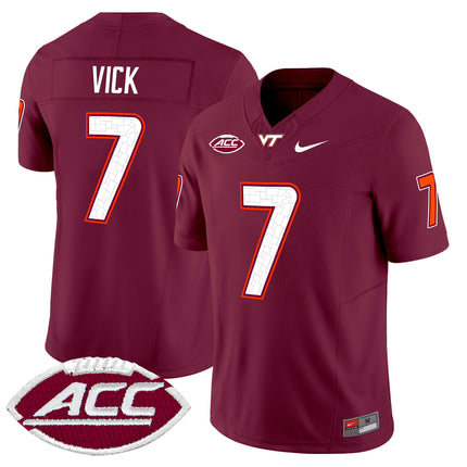 Men's Virginia Tech Hokies 2024 Vapor Limited Jersey - All Stitched