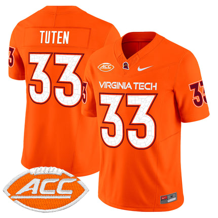 Men's Virginia Tech Hokies 2024 Vapor Limited Jersey - All Stitched