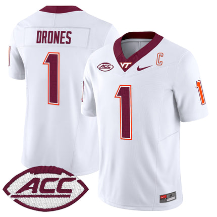 Men's Virginia Tech Hokies 2024 Vapor Limited Jersey - All Stitched
