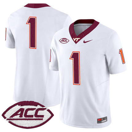 Men's Virginia Tech Hokies 2024 Vapor Limited Jersey - All Stitched