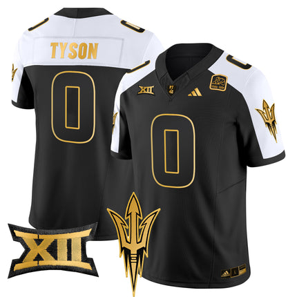 Men's Arizona State Sun Devils 2024 Gold Vapor Limited Jersey - All Stitched