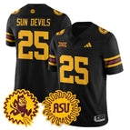 Black / Sun Devils - 25 / S