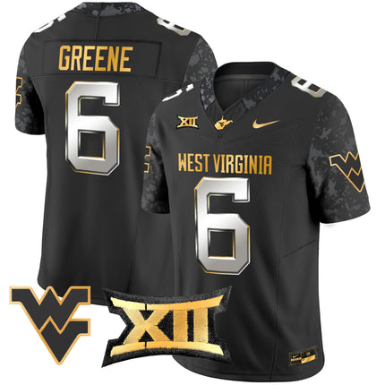 Men's West Virginia Mountaineers 2024 Gold Vapor Limited Jersey - All Stitched