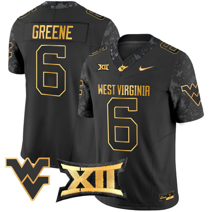 Men's West Virginia Mountaineers 2024 Gold Vapor Limited Jersey - All Stitched