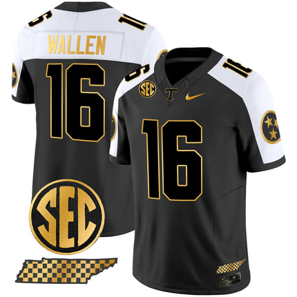 Men's Tennessee Volunteers 2024 Gold Vapor Limited Jersey V2 - All Stitched