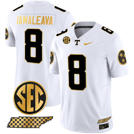 Men's Tennessee Volunteers 2024 Gold Vapor Limited Jersey V2 - All Stitched