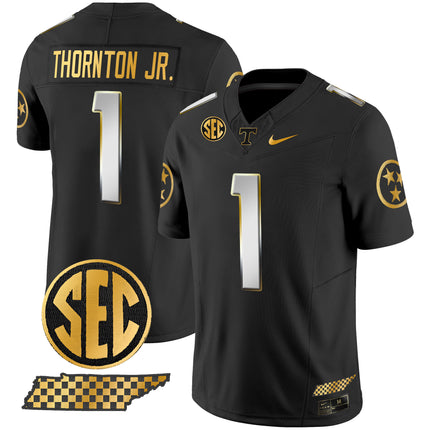 Men's Tennessee Volunteers 2024 Gold Vapor Limited Jersey V2 - All Stitched