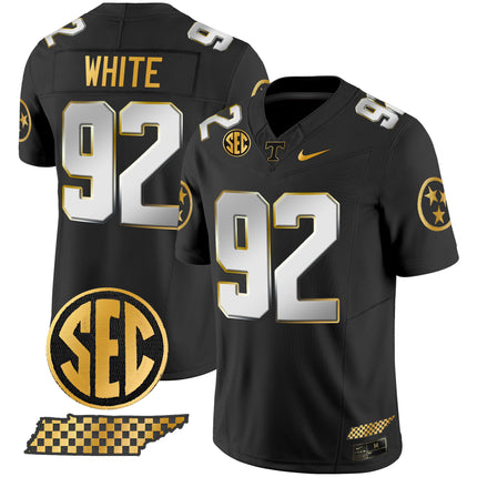 Men's Tennessee Volunteers 2024 Gold Vapor Limited Jersey V2 - All Stitched