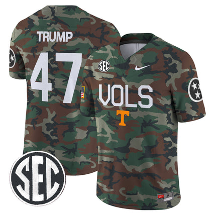 Tennessee Volunteers 2024 Military Vapor Limited Jersey - All Stitched