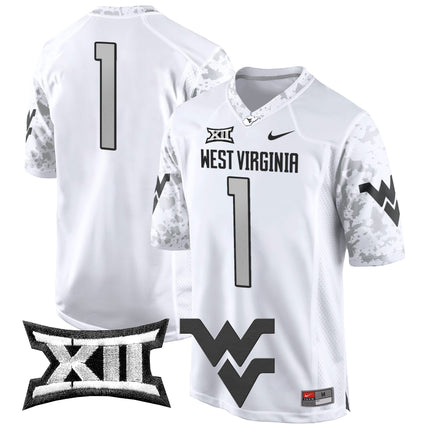 Men's West Virginia Mountaineers 2024 Game Jersey - All Stitched