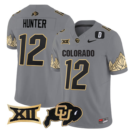 Men's Colorado Buffaloes Vapor Limited Jersey V4 - Big 12 XII Patch - All Stitched