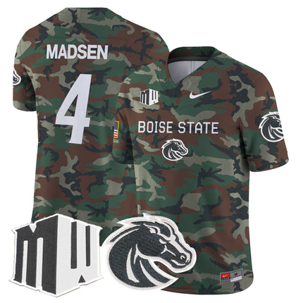 Boise State Broncos 2024 Military Vapor Limited Jersey - All Stitched