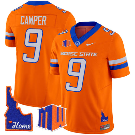 Men's Boise State Broncos 2024 Home Patch Vapor Limited Jersey - All Stitched