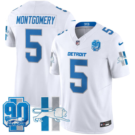 Men's Detroit Lion 1946 Throwback Vapor Limited Jersey - All Stitched