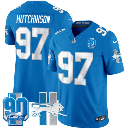 Men's Detroit Lion 1946 Throwback Vapor Limited Jersey - All Stitched