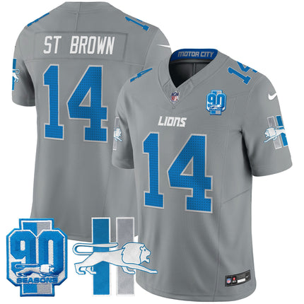 Men's Detroit Lion 1946 Throwback Vapor Limited Jersey - All Stitched