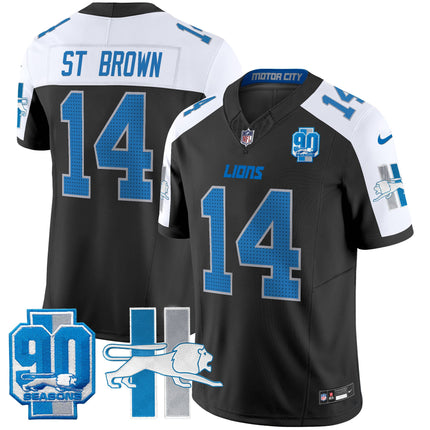 Men's Detroit Lion 1946 Throwback Vapor Limited Jersey - All Stitched