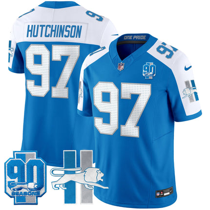 Men's Detroit Lion 1946 Throwback Vapor Limited Jersey - All Stitched
