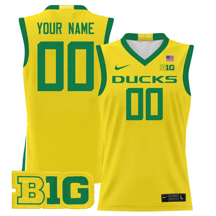 Oregon Ducks 2024 Lightweight Basketball Custom Jersey - All Stitched