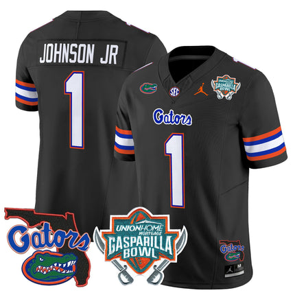 Men's Florida Gators 2025 Gasparilla Bowl Patch Vapor Limited Jersey - All Stitched