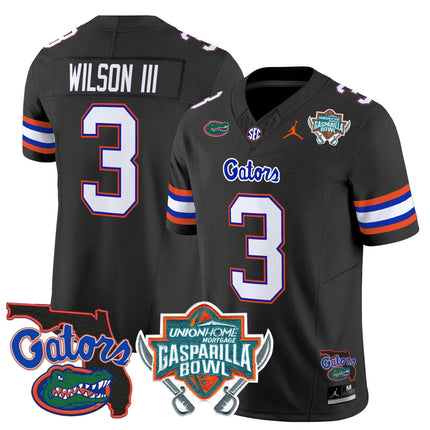 Men's Florida Gators 2025 Gasparilla Bowl Patch Vapor Limited Jersey - All Stitched