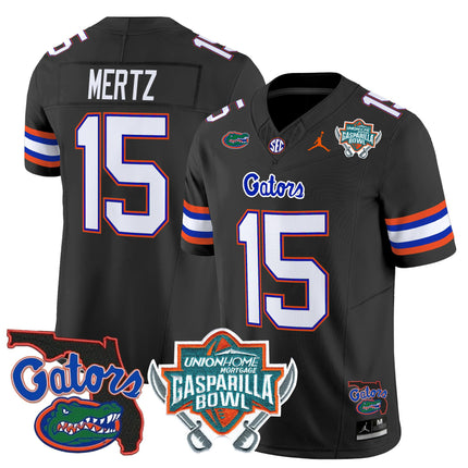 Men's Florida Gators 2025 Gasparilla Bowl Patch Vapor Limited Jersey - All Stitched