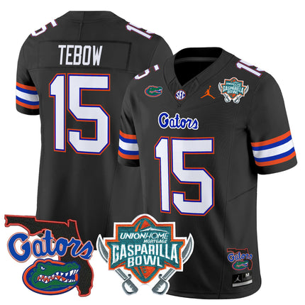 Men's Florida Gators 2025 Gasparilla Bowl Patch Vapor Limited Jersey - All Stitched