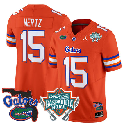 Men's Florida Gators 2025 Gasparilla Bowl Patch Vapor Limited Jersey - All Stitched