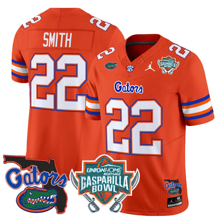 Men's Florida Gators 2025 Gasparilla Bowl Patch Vapor Limited Jersey - All Stitched