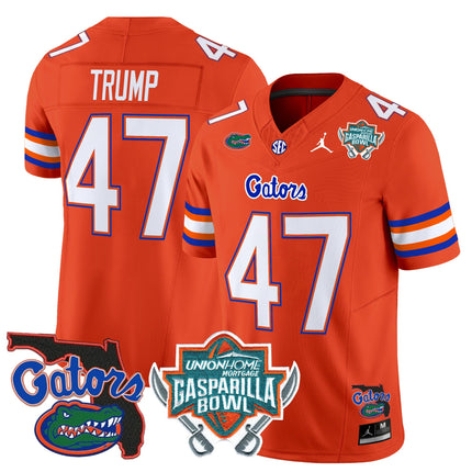 Men's Florida Gators 2025 Gasparilla Bowl Patch Vapor Limited Jersey - All Stitched