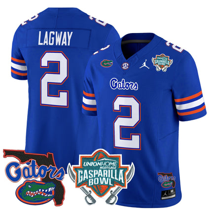 Men's Florida Gators 2025 Gasparilla Bowl Patch Vapor Limited Jersey - All Stitched