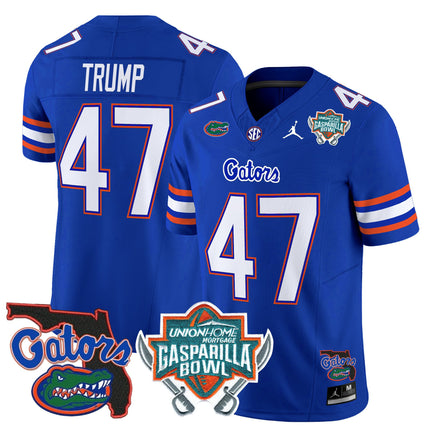 Men's Florida Gators 2025 Gasparilla Bowl Patch Vapor Limited Jersey - All Stitched