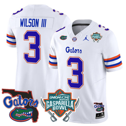 Men's Florida Gators 2025 Gasparilla Bowl Patch Vapor Limited Jersey - All Stitched
