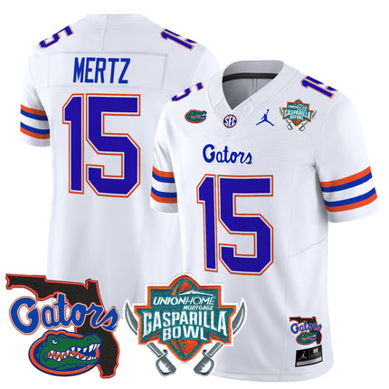 Men's Florida Gators 2025 Gasparilla Bowl Patch Vapor Limited Jersey - All Stitched