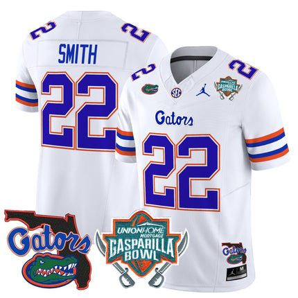 Men's Florida Gators 2025 Gasparilla Bowl Patch Vapor Limited Jersey - All Stitched