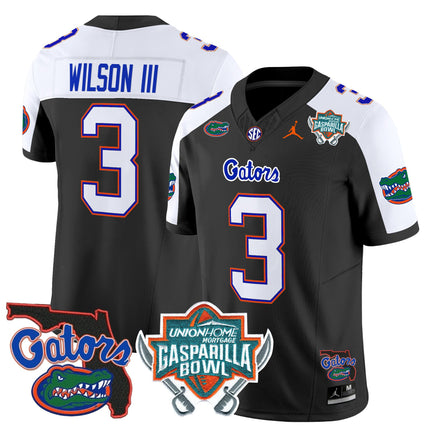 Men's Florida Gators 2025 Gasparilla Bowl Patch Vapor Limited Jersey - All Stitched