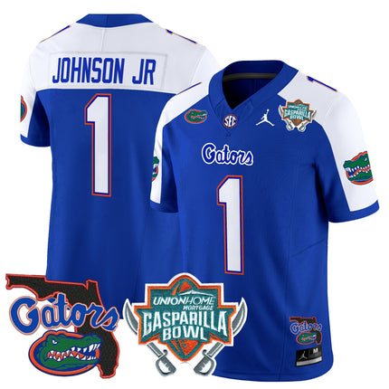 Men's Florida Gators 2025 Gasparilla Bowl Patch Vapor Limited Jersey - All Stitched