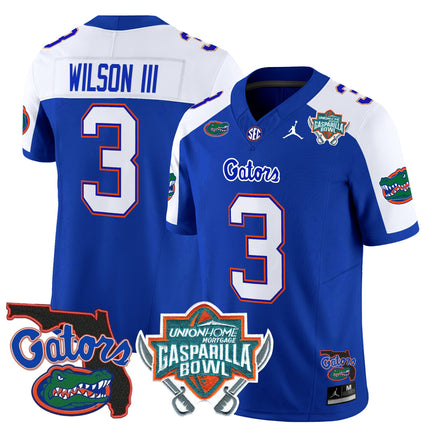 Men's Florida Gators 2025 Gasparilla Bowl Patch Vapor Limited Jersey - All Stitched