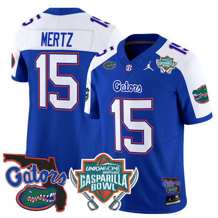 Men's Florida Gators 2025 Gasparilla Bowl Patch Vapor Limited Jersey - All Stitched