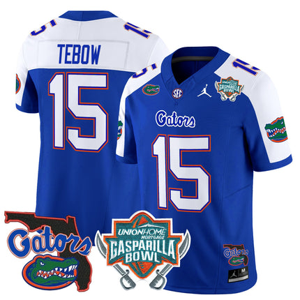 Men's Florida Gators 2025 Gasparilla Bowl Patch Vapor Limited Jersey - All Stitched