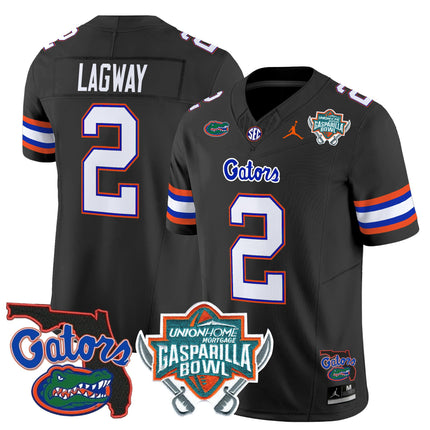 Men's Florida Gators 2025 Gasparilla Bowl Patch Vapor Limited Jersey - All Stitched