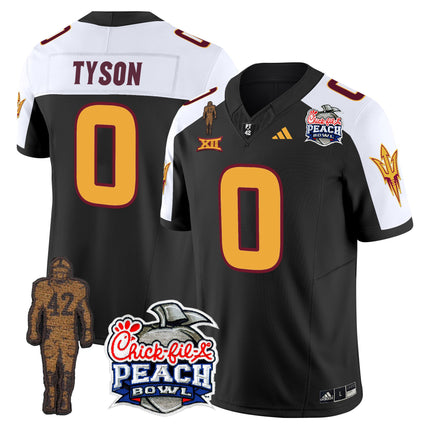 Men's Sun Devils Pat Tillman & Peach Bowl Patch Vapor Limited Jersey - All Stitched