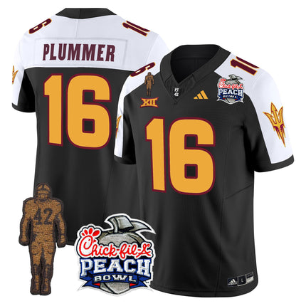 Men's Sun Devils Pat Tillman & Peach Bowl Patch Vapor Limited Jersey - All Stitched