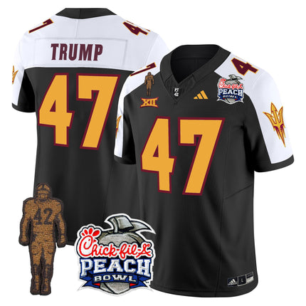 Men's Sun Devils Pat Tillman & Peach Bowl Patch Vapor Limited Jersey - All Stitched