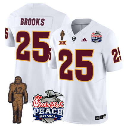 Men's Sun Devils Pat Tillman & Peach Bowl Patch Vapor Limited Jersey - All Stitched
