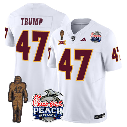 Men's Sun Devils Pat Tillman & Peach Bowl Patch Vapor Limited Jersey - All Stitched