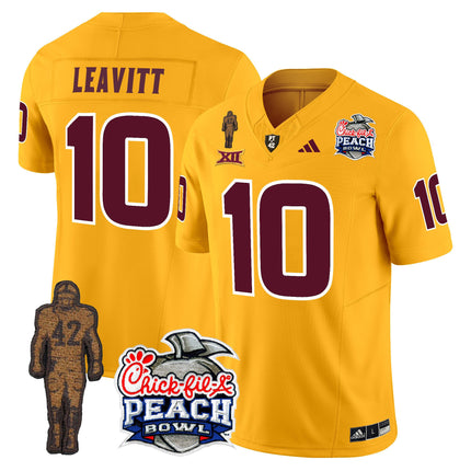 Men's Sun Devils Pat Tillman & Peach Bowl Patch Vapor Limited Jersey - All Stitched
