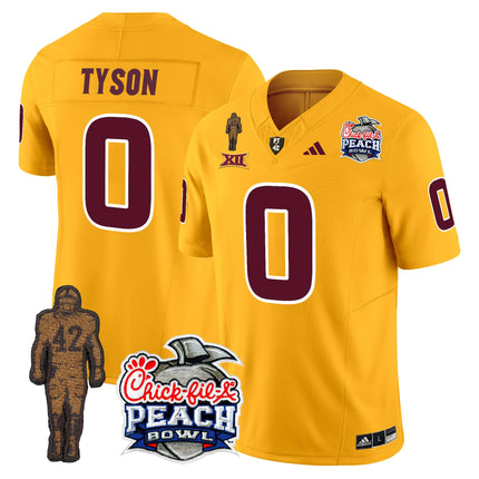 Men's Sun Devils Pat Tillman & Peach Bowl Patch Vapor Limited Jersey - All Stitched